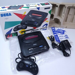 美品 / 動作品 レトロゲーム セガ メガドライブ2 HAA-2502 Sega Mega Drive 2 希少品 箱付(278)