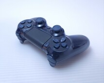 美品/動作品 希少SONY PS4ワイヤレスコントローラ CUH-ZCT2J 500 Million Limited Edition 動作確認済 DUALSHOCK4 スケルトン ブルー(272)_画像4