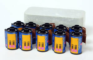新品 期限切れ 長期冷蔵保存品コダック Kodac E100VS 35mm カラーリバーサルフィルム 10本