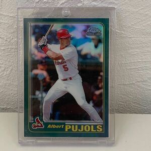 (R2-28) TOPPS Chrome ROOKIE CARD　Albert PUJOLS　T247　野球　カード　野球カード　トレーディングカード　トレカ