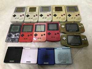 Nintendo 任天堂 GAMEBOY ゲームボーイ ゲームボーイアドバンス SP ポケット カラー 本体 まとめて ジャンク