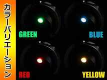 押しやすい 丸型 ボタン！ON/OFF　ロッカースイッチ LED ランプ 埋め込み φ21/21mm 12V お得 4個 黄 イエロー 灯 車 バイク ボート USB_画像3