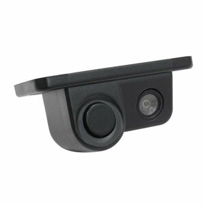 2 in 1 車載バックカメラ パーキング レーダー駐車センサー付 警報ブザー 距離表示機能 防水 暗視対応 COMS 高画質 3度 5度 7度変更可能