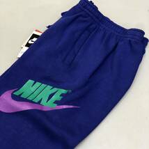 NIKE LJS0122 ジュニア 160サイズ スエットパンツ パープルブルー 未使用品 デッドストック 80-90年代 ナイキ_画像3