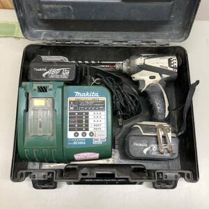 makita TD145DRFXW 充電式インパクトドライバ 18V 3.0Ah バッテリー 2個 充電器付き 動作品 マキタ 電動工具 