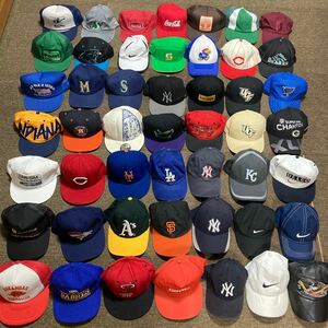 ニューエラ トラッカー MLB NBA NFL NIKE 企業系 80s 90s ヴィンテージ 帽子 キャップ まとめ売り CAP HAT SET 大量49個 LOT アメリカ製