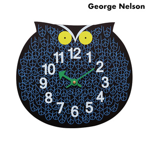 ジョージ ネルソン 掛時計 ズー タイム クロック フクロウ GN901 George Nelson
