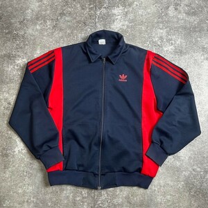 adidas アディダス 【men117U】 70's 80's 刺繍タグ トラックジャケット トレフォイル ジャージ vintage ヴィンテージ AG