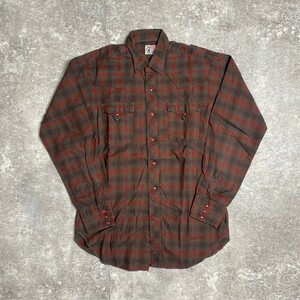 LEVI'S リーバイス 【men172U】 60's Levi's western wear チェックウエスタンシャツ ウエスタンウェア 襟芯 ヴィンテージ 172U AG