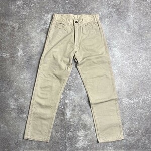 LEVI'S リーバイス 【men180U】 60's 60s スリムフィットパンツ テーパード BIG-E 刻印M W28 42TALON ヴィンテージ 180U AG