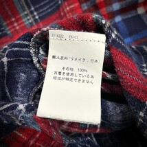 77circa 【men671Y】 タグ付 22SS オーバーサイズドッキング再構築ネルシャツ トップス チェック VINTAGE リメイク ナナナナサーカ HC_画像10