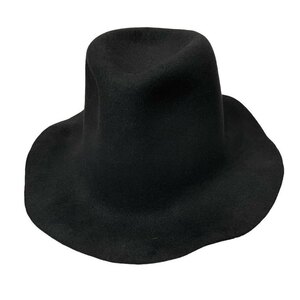 REINHARD PLANK [men3600I] SPAVENTA LAPIN SB BLACK HAT rabbit fur felt hat spaventa Lapin hat regular price 39,600 jpy AR