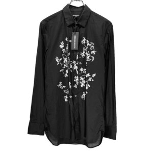 ANN DEMEULEMEESTER [men3619I] 18SS cotton Broad flower print shirt bro Sam floral flower masterpiece Archive BLOSSOM AR