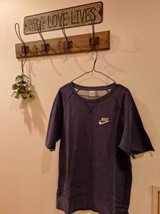 激レア　ナス紺　90S NIKE　ナイキ　スウェット　　Tシャツ