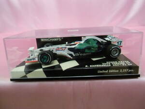 限定★PMA ホンダ RA108 #17 R.バリチェロ 257th F1 GP TURKISH GP 2008★1/43