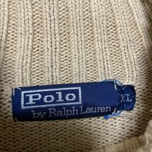 90s POLO ラルフローレン RALPH LAUREN USA ビンテージ ヴィンテージ コットン ニット セーター タートルネック レアカラー オールド_画像3