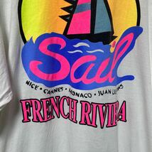 90s USA ビンテージ ヴィンテージ Tシャツ tee アメリカ 古着 オールド 蛍光色 アメリカ 古着 オールド ロゴ メッセージ ストリート_画像3