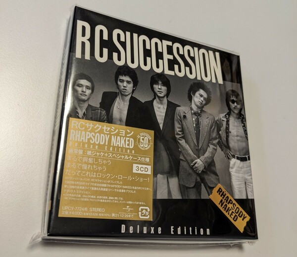 MR 匿名配送 RCサクセション ラプソディー ネイキッド・デラックスエディション 3CD 忌野清志郎 4988031430859