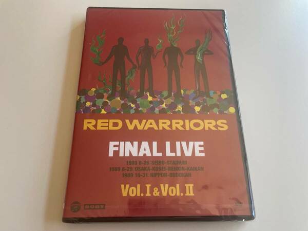 MR 匿名配送 DVD RED WARRIORS FINAL LIVE Vol.1&Vol.2 レッド・ウォーリアーズ 4988001757894