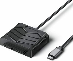 Yottamaster USB C - SATAケーブルアダプター 外付け SATA III ハードドライブコネクターコンバーター 2.5インチ