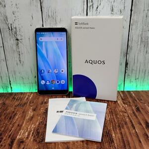 【動作確認済】SHARP AQUOS sense3 basic 907SH SoftBank 5.5インチ 32GB nanoSIM OS Android 11