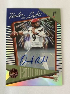 2022 PANINI LEGACY FOOTBALL Desmond Ridder Auto /15