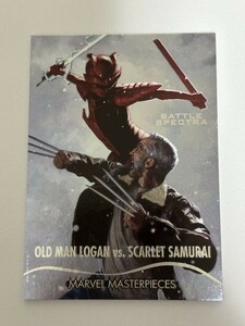 2020 UPPER DECK MARVEL MASTERPIECE Old Man Logan vs. Scarlet Samurai Battle Spectra