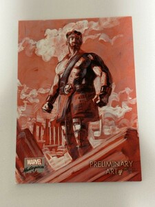 2020 UPPER DECK MARVEL MASTERPIECE Hercules Preliminary Art