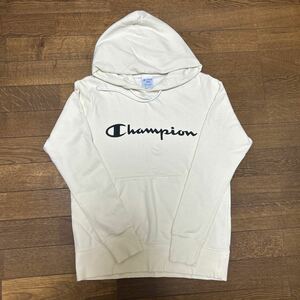 チャンピオン　champion ホワイト　白　長袖　　　　　パーカー　スウェット　ファッション　服　フード