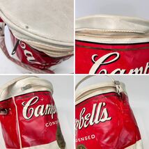 60S ビンテージ キャンベル スープ缶 クーラーバッグ Campbell's Soup BEARSE MANUFACTURING COMPANY COOLER BAG 円柱型 vuz0234_画像8