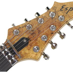 2015年製 ESP AMOROUS FR 8st Order Model アモロス スルーネック 8弦 Floydrose フロイドローズ Duncan ホンジュラスマホガニー オーダーの画像6