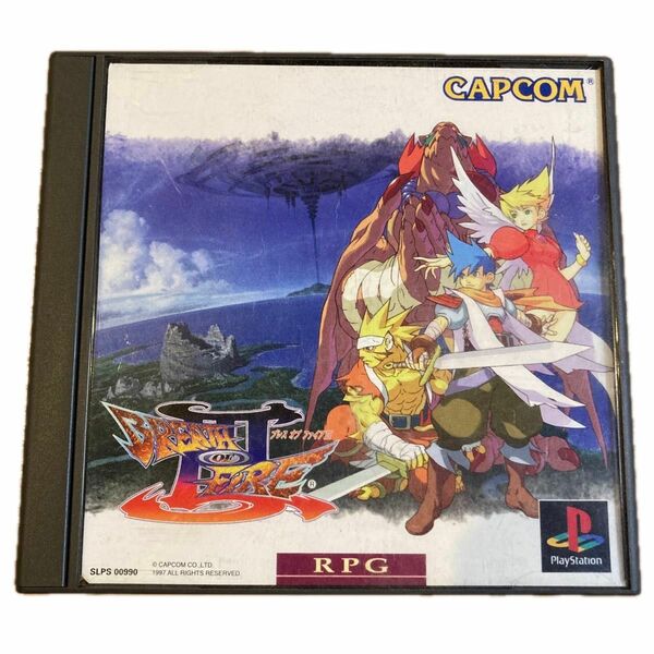 ブレスオブファイア3 PSソフトBREATH OF FIREⅢ 中古ソフト RPG カプコン、攻略本付き、動作確認済