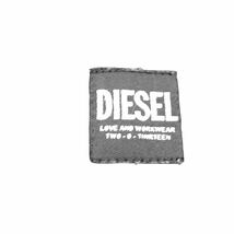 S177 DIESEL ディーゼル Tシャツ 長袖Tシャツ トップス ロンT 長袖 カットソー 綿100% コットン レディース S ブラック 黒_画像4