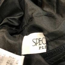 B363 SPECCHIO スペッチオ 中綿 ロング プリーツ デザイン コート アウター 上着 羽織り 長袖 フード ブラック 黒 レディース 40_画像9