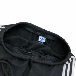 S185 adidas アディダス オールインワン ベアトップ サロペット パンツ コンビネゾン ジャージ 長ズボン レディース M ブラック 黒の画像6