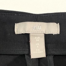 H&M エイチアンドエム パンツ 34 XS-S 黒 中古_画像5