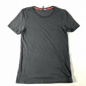 エイチアンドエム DIVIDED H&M メンズ 半袖 無地 Uネック Tシャツ 黒 XS 中古 送料185円