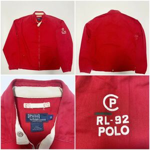 90s polo1992 スウィングトップ ラルフローレン P-WING ウィングフット polo1993 スタジアム ビンテージ ポロスポーツ snow beach USA製 