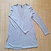 ◆美品◆H&M◆グレー◆ロングカーディガン◆S◆_画像6