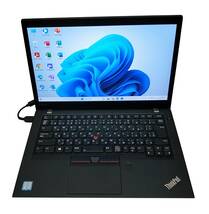 ★【驚速 LENOVO T470S i5-6300U 2.40GHz x4+8GB+SSD128GB 14インチノートPC】Win11+Office2021 Pro/HDMI/WEBカメラ■E022021_画像1