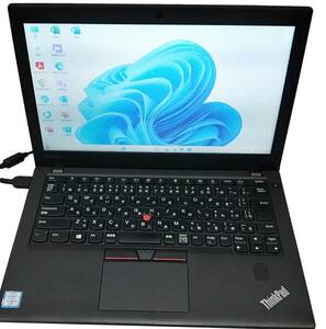 ★【驚速 LENOVO X270 i5-6200U 2.30GHz x4+8GB+SSD240GB 12.5インチノートPC】Win11+Office2021 Pro/HDMI/WEBカメラ■E020334