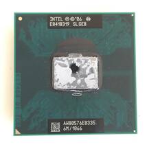 【中古パーツ】複数購入可 CPU Intel Core2 Duo E8335 2.9GHz SLGEB Socket P 2コア2スレッド動作品 ノートパソコン用_画像1