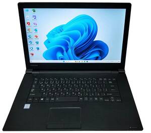 ★【驚速 TOSHIBA B65/DN i3-7020U 2.30GHz x4+8GB+SSD240GB 15.6インチノートPC】Win11+Office2021 Pro/HDMI/USB3.0■E020344