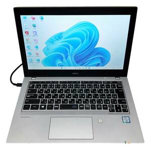 ★【驚速 NEC VB-4 i5-8350U 1.70GHz x8+8GB+SSD256GB 12.5インチノートPC】Win11+Office2021 Pro/HDMI/WEBカメラ■E020337