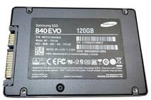 【中古パーツ】2.5 SATA SSD 1台　正常 Samdung SSD 840 EVO 120GB SSD02456_画像2