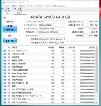 【中古パーツ】2.5 SATA SSD 1台　正常 ADATA SP900 64GB ■SSD20426_画像2