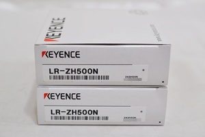 ◆未使用 キーエンス アンプ内蔵型 レーザセンサ LR-ZH500N (2023年製)×2個セット