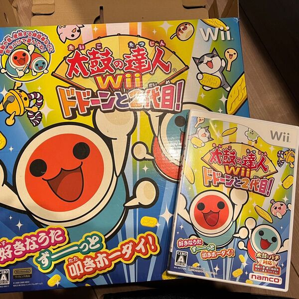 太鼓の達人Wii ドドーンと2代目 太鼓とバチ ソフト