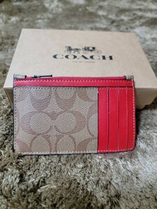 【1スタ】C-141 新品未使用 COACH カードケース コインケース