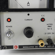 [DW] 8日保証 PAC35-5 KIKUSUI 0~35V 5A 菊水 REGULATED DC POWER SUPPLY 直流安定化電源 DC電源 直流電源[05452-0113]_画像5